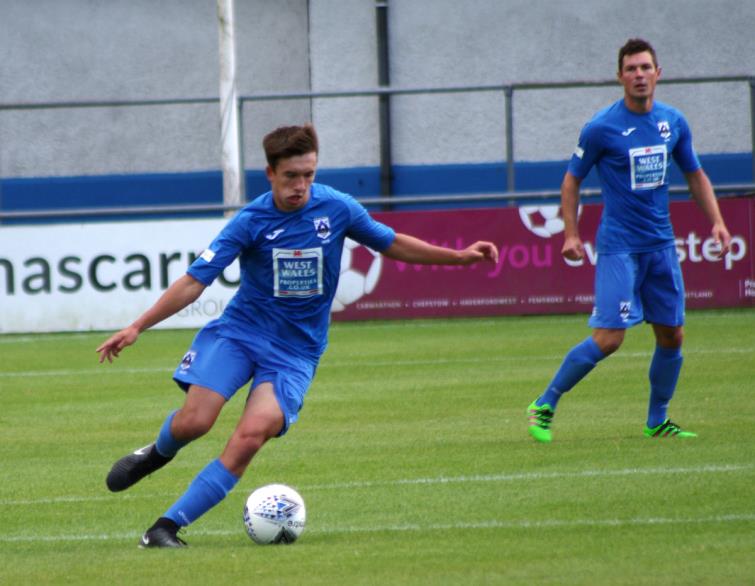 Ben Fawcett was lively up front Ben Fawcett was lively up front